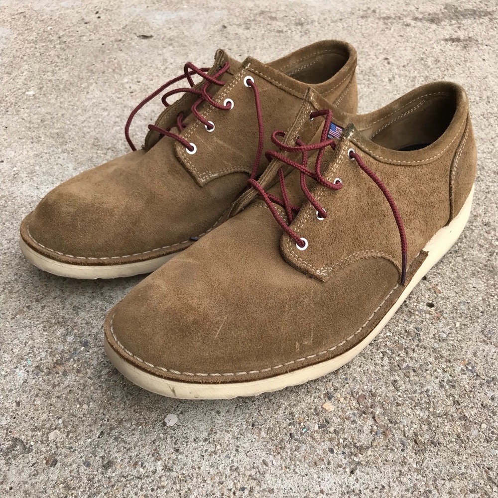 Danner Mt Tabor Boots - Olive Brown Suede - 12