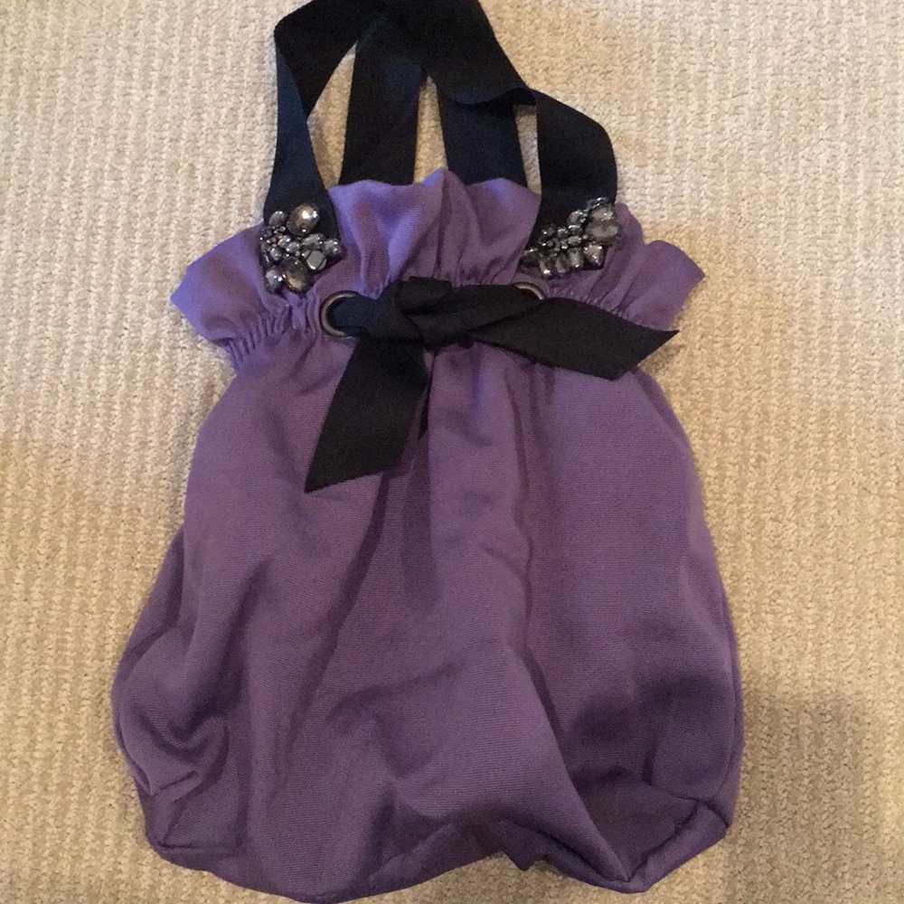 Vera Wang Lavender Label purple tote bag new