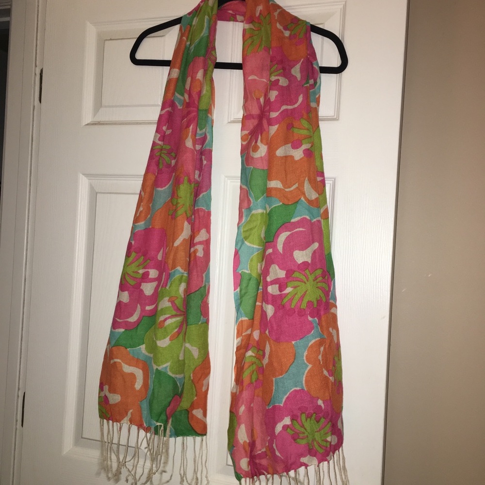 Lilly Pulitzer Floral Scarf