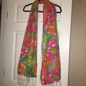 Lilly Pulitzer Floral Scarf