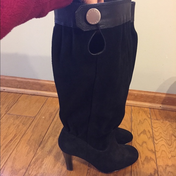 Michael Kors Shoes - MICHAEL KORS Samba  black suede boot