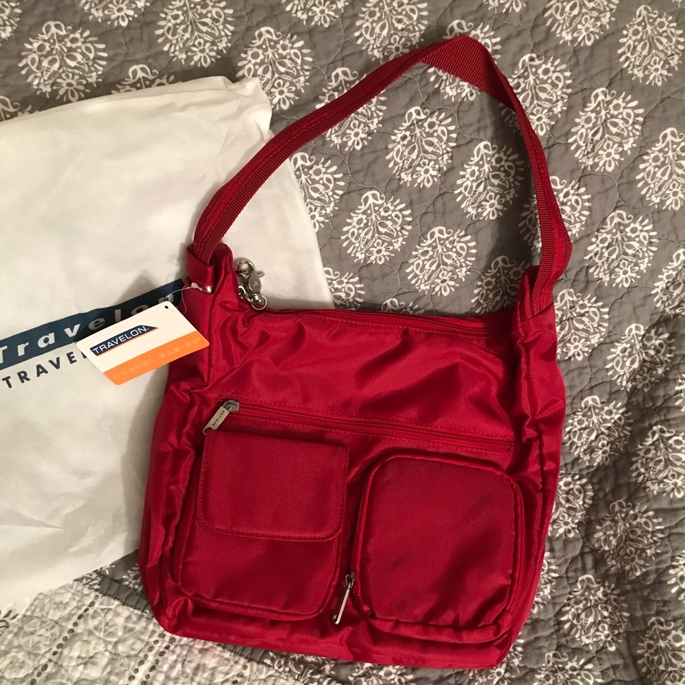 Travelon Nylon Anti theft Shoulder Bag
