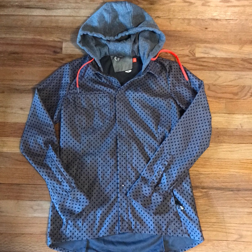 Volcom Circle Flannel Dwr Tech Fleece Jacket - image 2