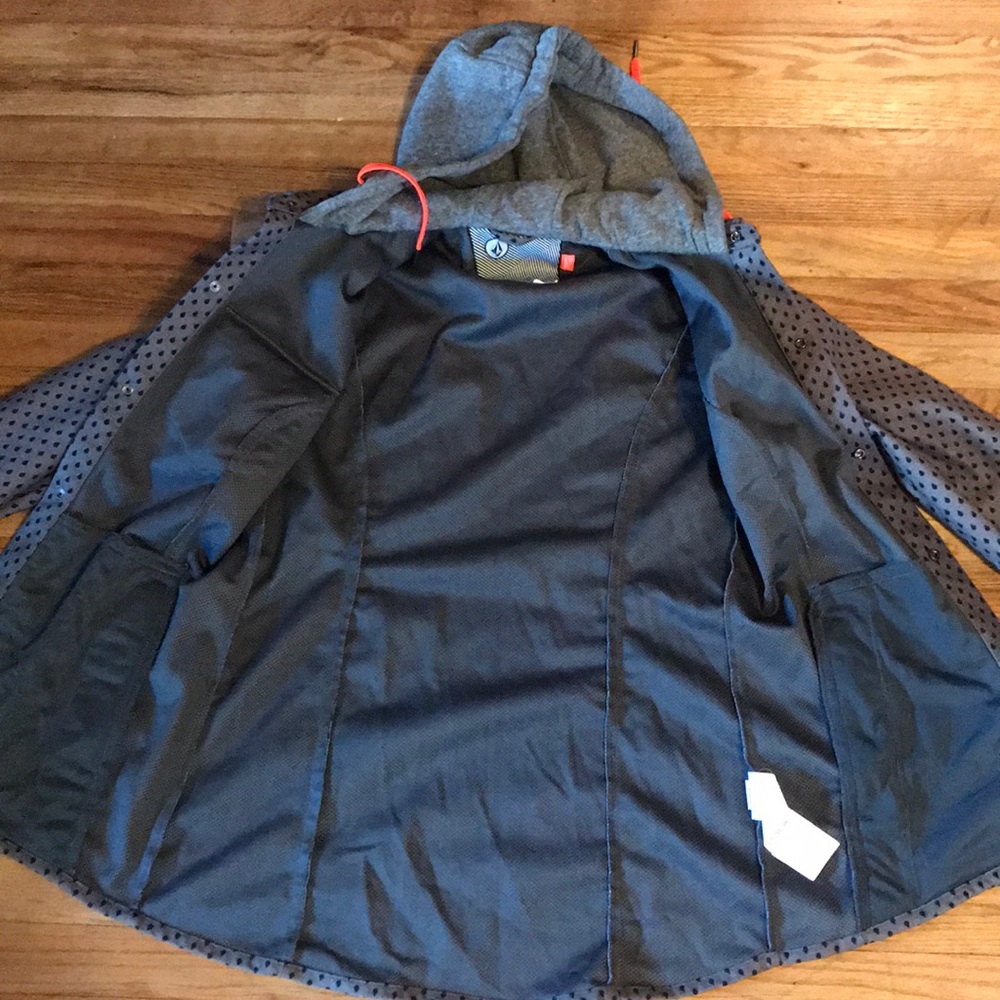 Volcom Circle Flannel Dwr Tech Fleece Jacket - image 7