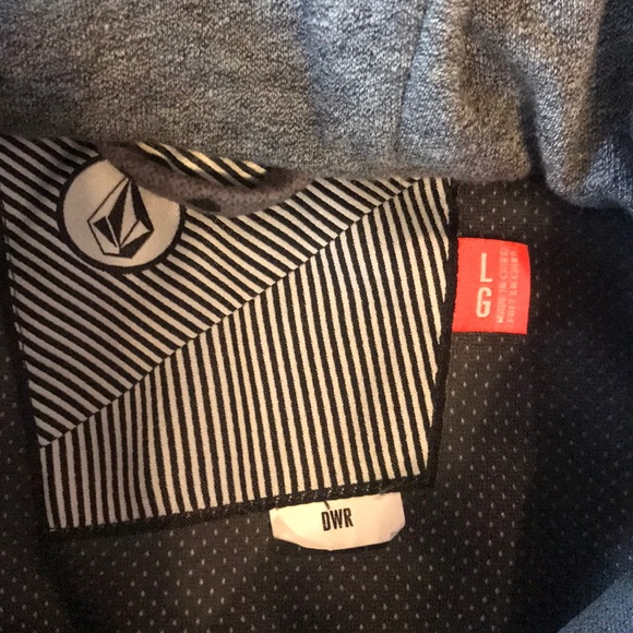 Volcom Circle flannel DWR Tech Fleece jacket - Picture 3 of 14