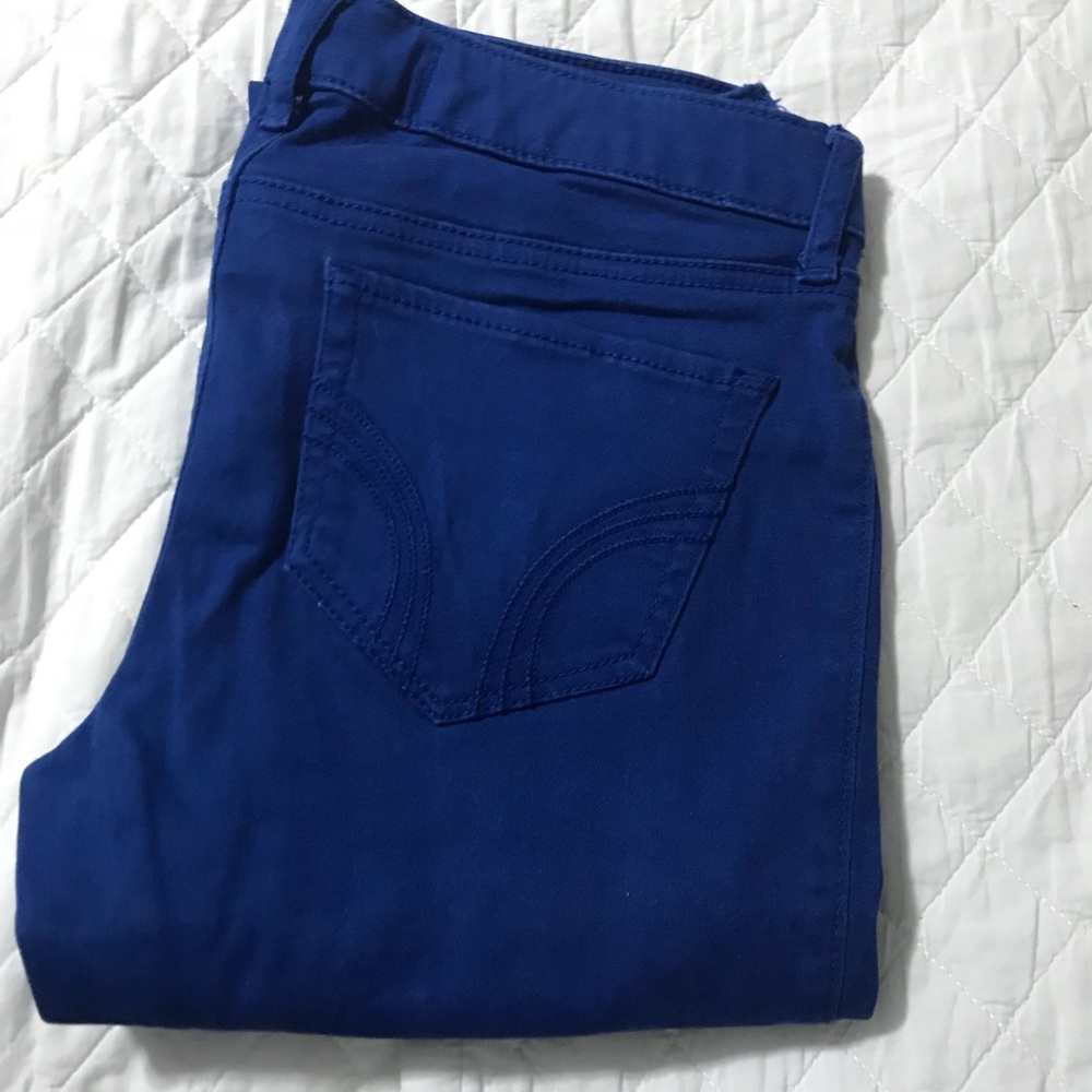Rich blue jeans