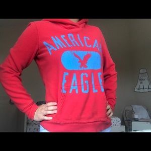 Red American Eagle Outfitters Hoodie