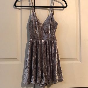 Urban Outfitters Velvet Romper
