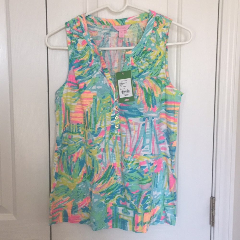 NWT Essie top sea salt sun
