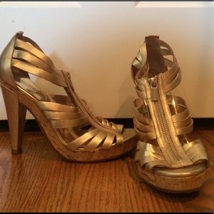 Michael Kors Gold Heels