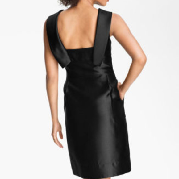 eliza j black cocktail dress