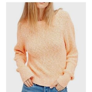 Free people electric city tangerine pullover
