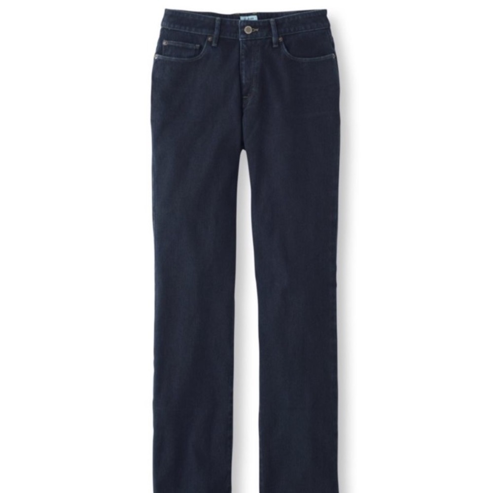 LL Bean Comfort Knit Jeans Classic Fit StraightLeg