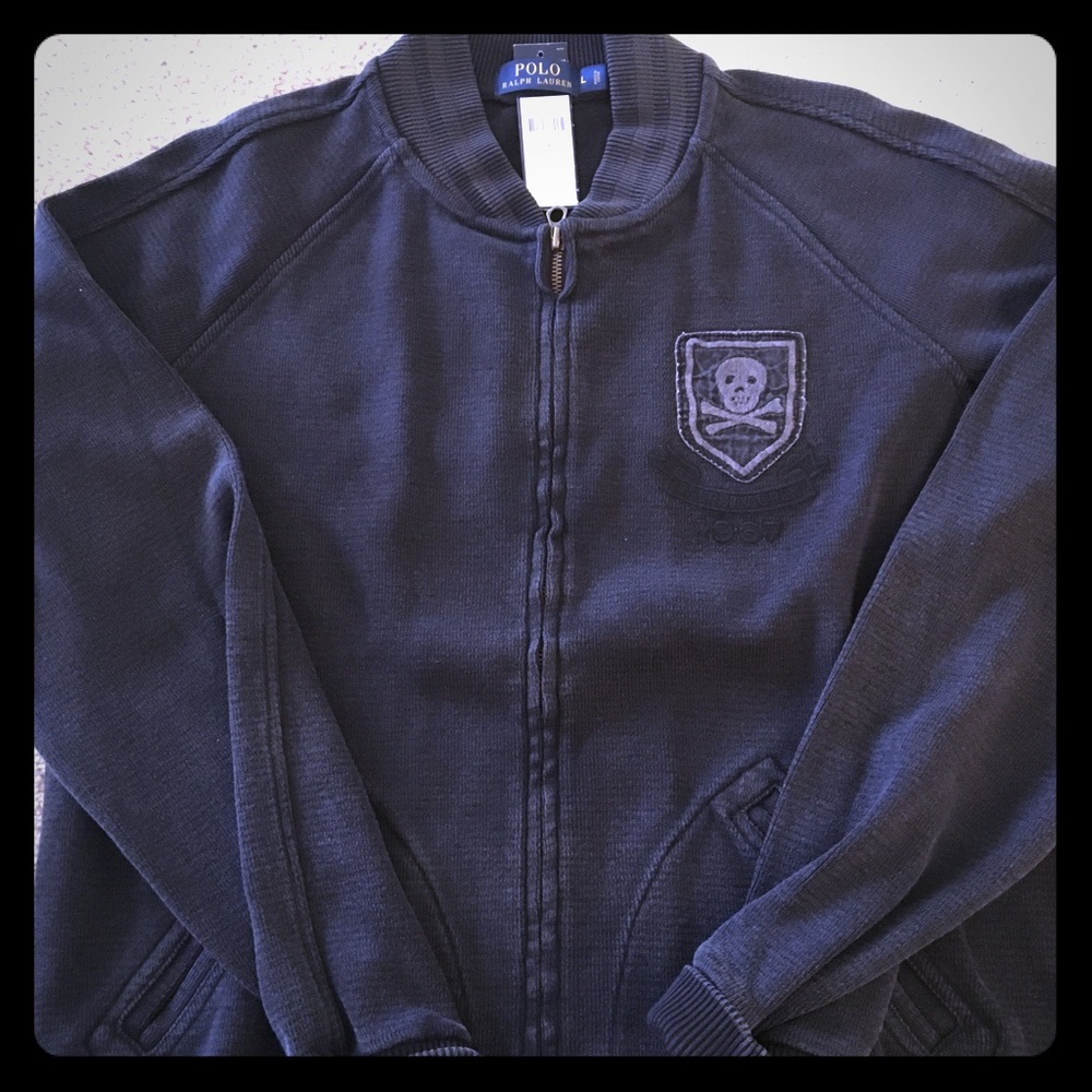 Men’s Ralph Lauren Polo black jacket. Size L $125