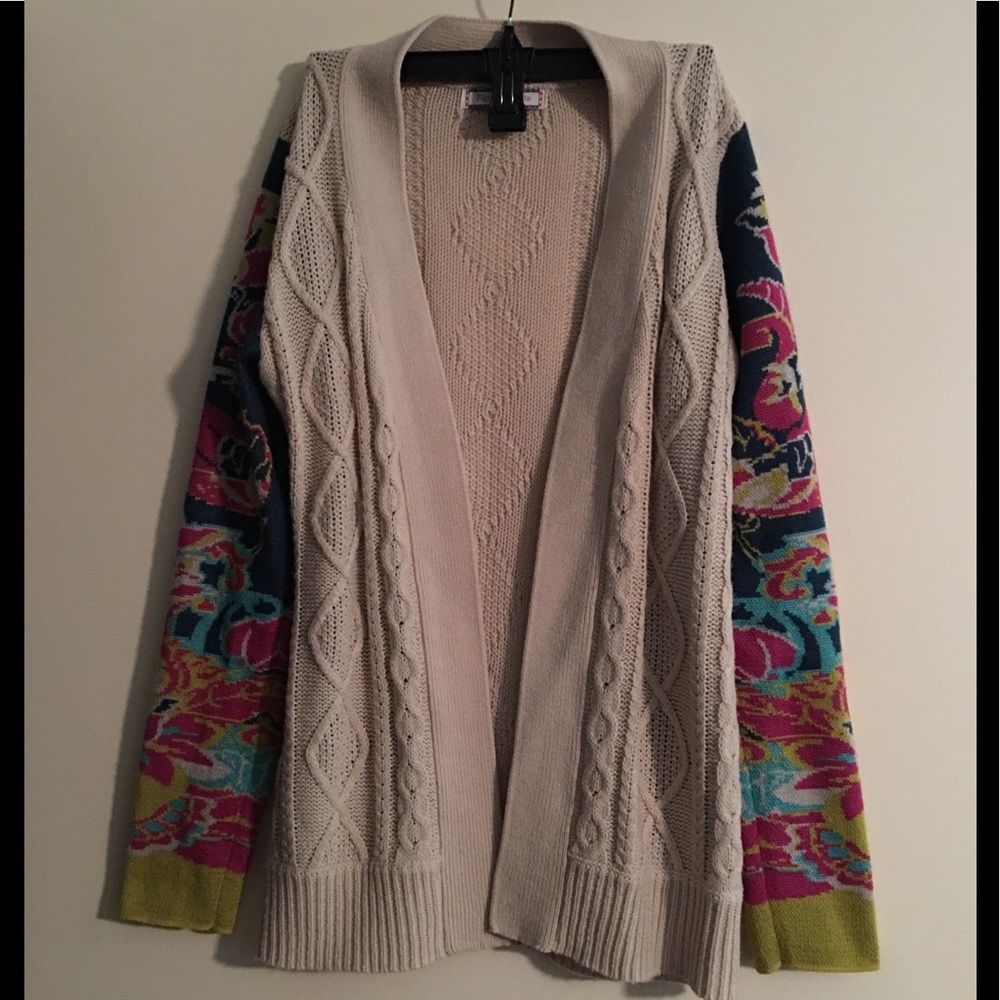 Multi Colored Floral Cardigan