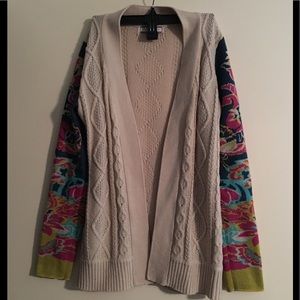 Multi Colored Floral Cardigan