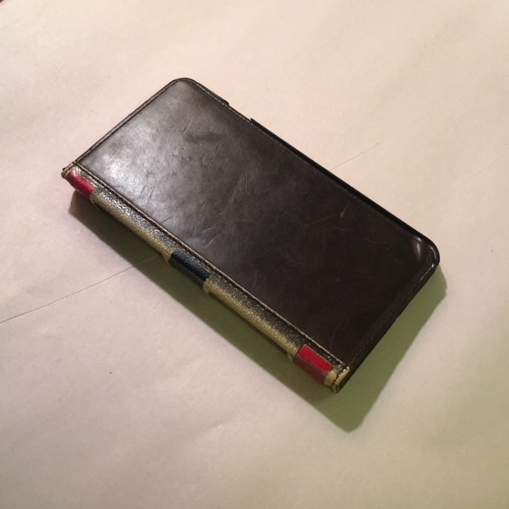 Genuine Leather iPhone 6/6s Plus Wallet Case