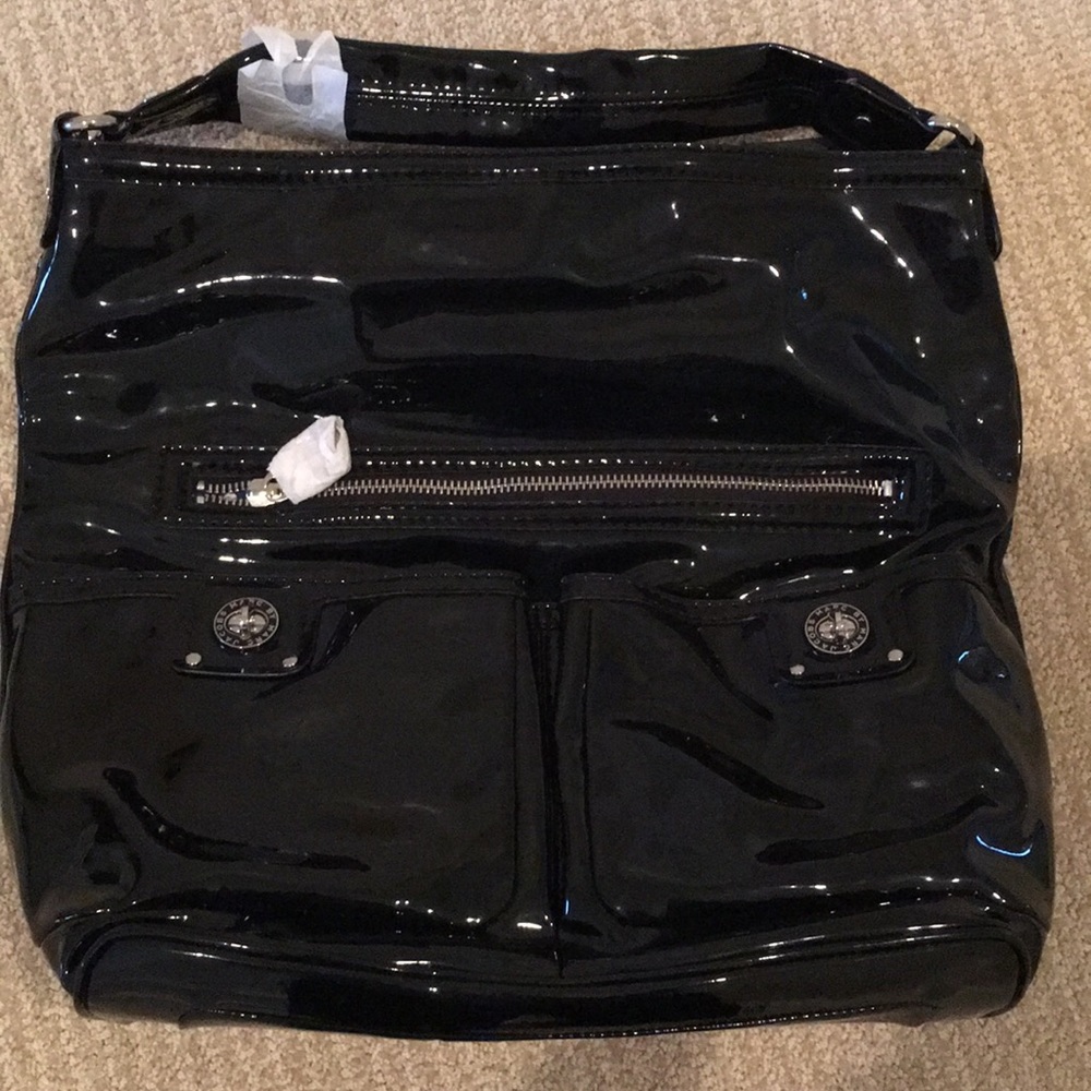 Marc by Marc Jacobs black patent leather bag NWT