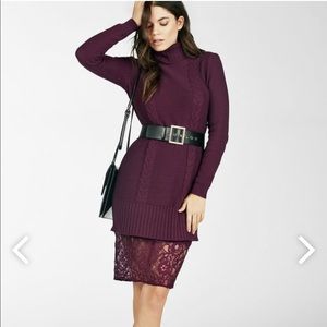 JustFab Cable Front Tunic - Color: Jam