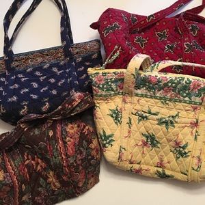 4 Piece Vera Bradley Bag Bundle