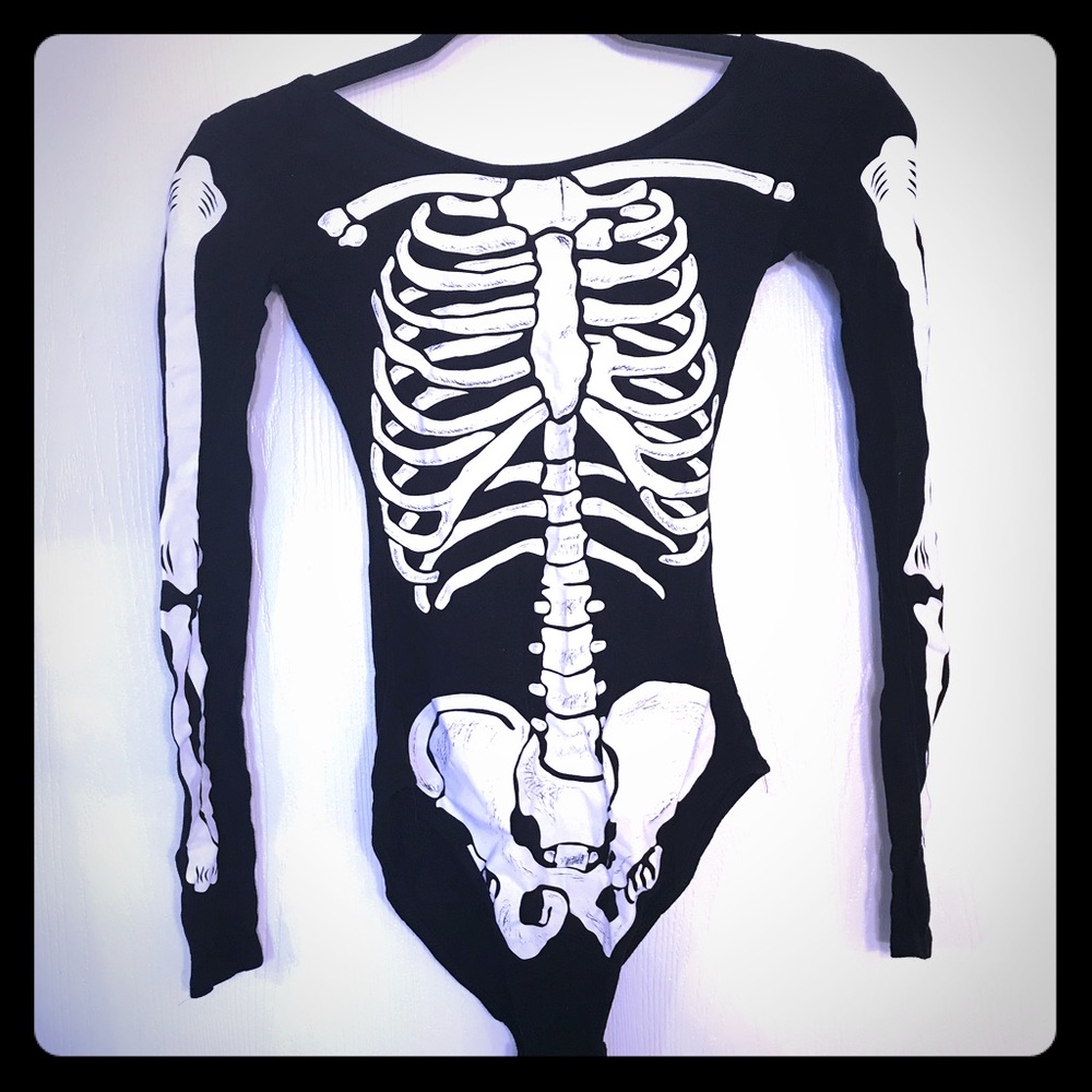 Skeleton bodysuit