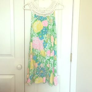 EUC Jillie Swing Dress Hibiscus stroll