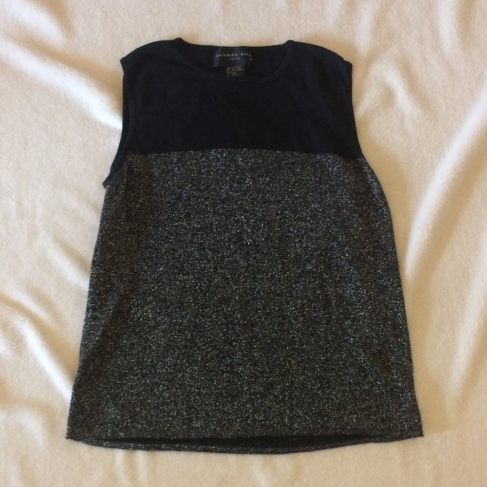 Black and Silver Blouse