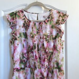 Dress barn chiffon dress size 12