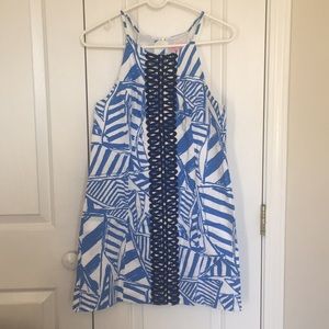 Pearl shift Dress bay blue yacht sea