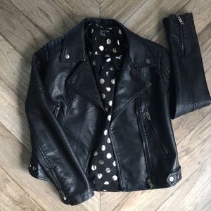 PRICED TO SELL! Black motorcycle jacket!