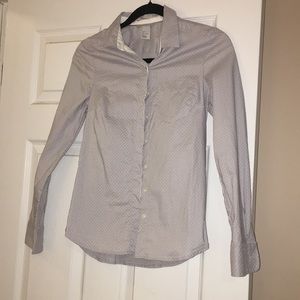 Blue button down dress shirt