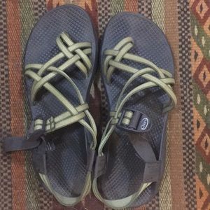 Chaco Green ZX/2 Classic Sandals