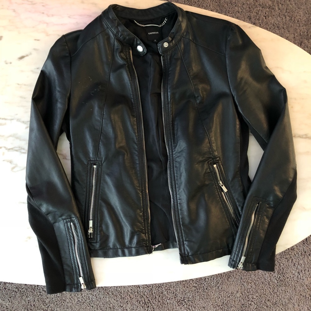 Express (minus the) leather Jacket