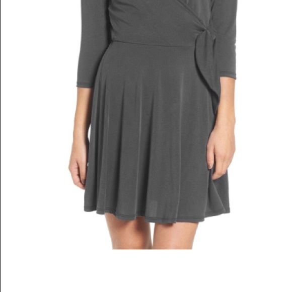 ONE LEFT!!! Black Wrap Dress - Picture 4 of 6
