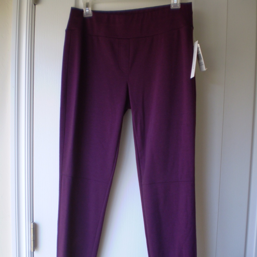stretch purple (more dark-red) pants