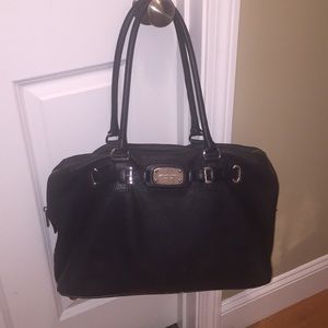 Michael Kors Hamilton Leather Weekender Bag