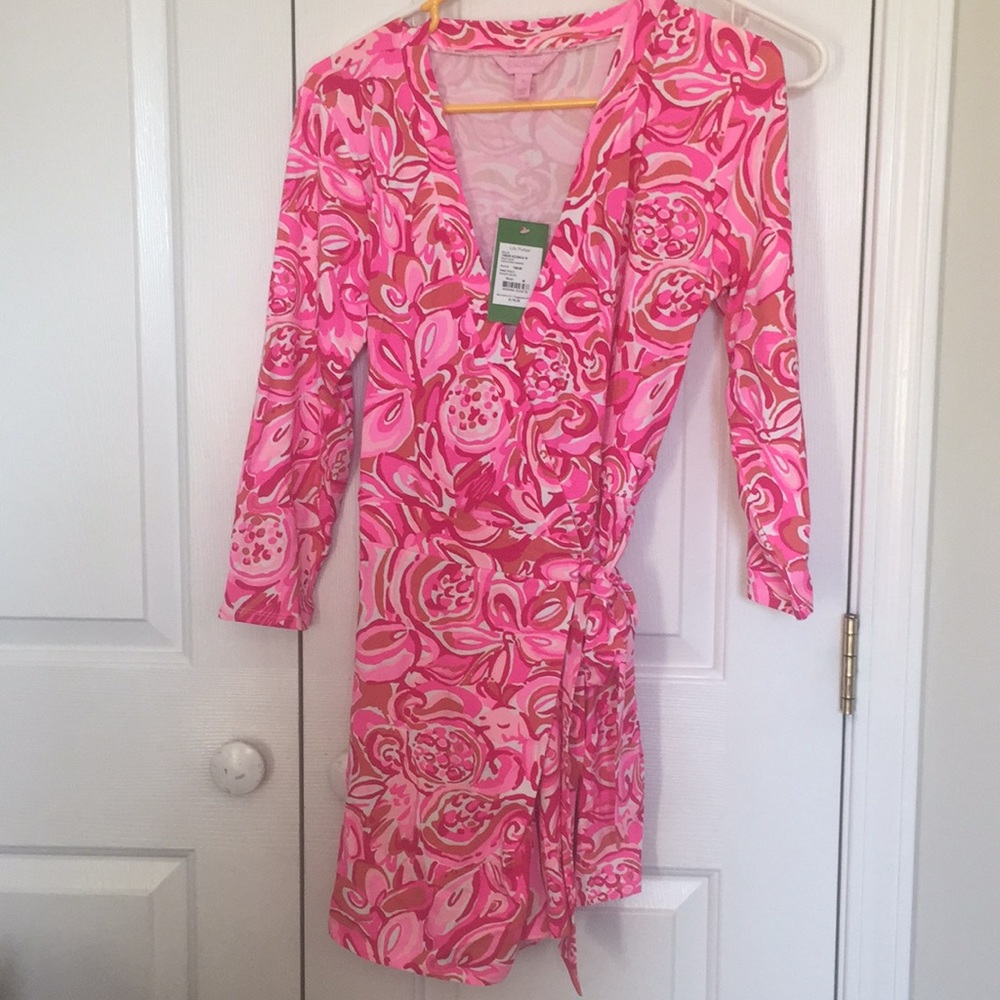 Karlie wrap romper mango salsa NWT