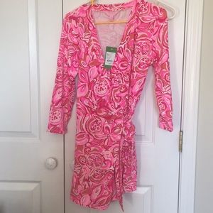 Karlie wrap romper mango salsa NWT