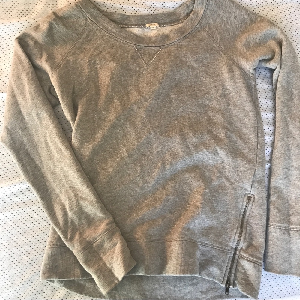 Shimmery Jcrew sweatshirt