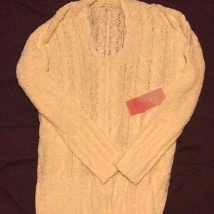 Cream/white Knit Cardigan