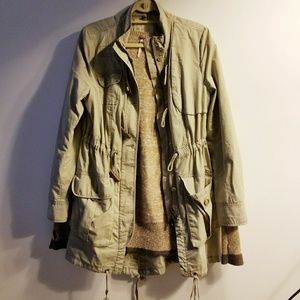 Free People Utility Jacket With Removable Sweater