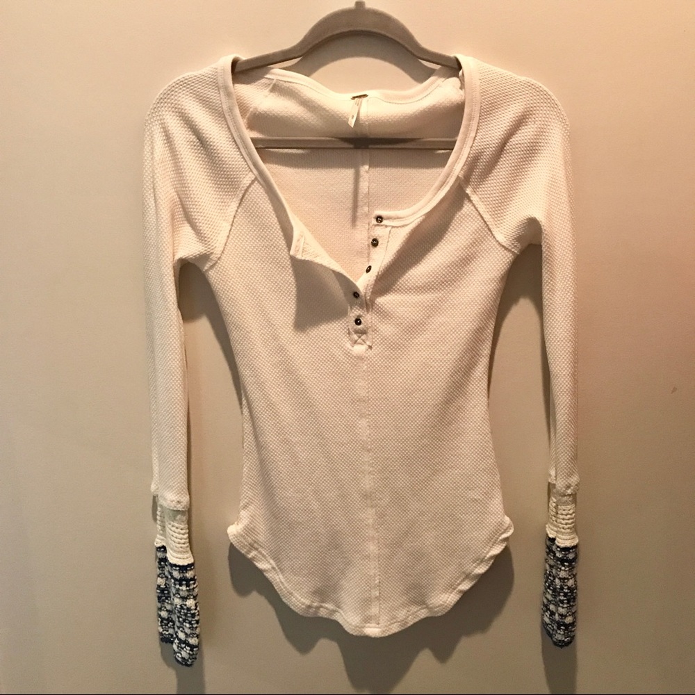 Free People Thermal Knit Top