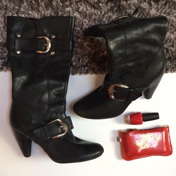 Kelly & Katie Shoes - Double buckle boots