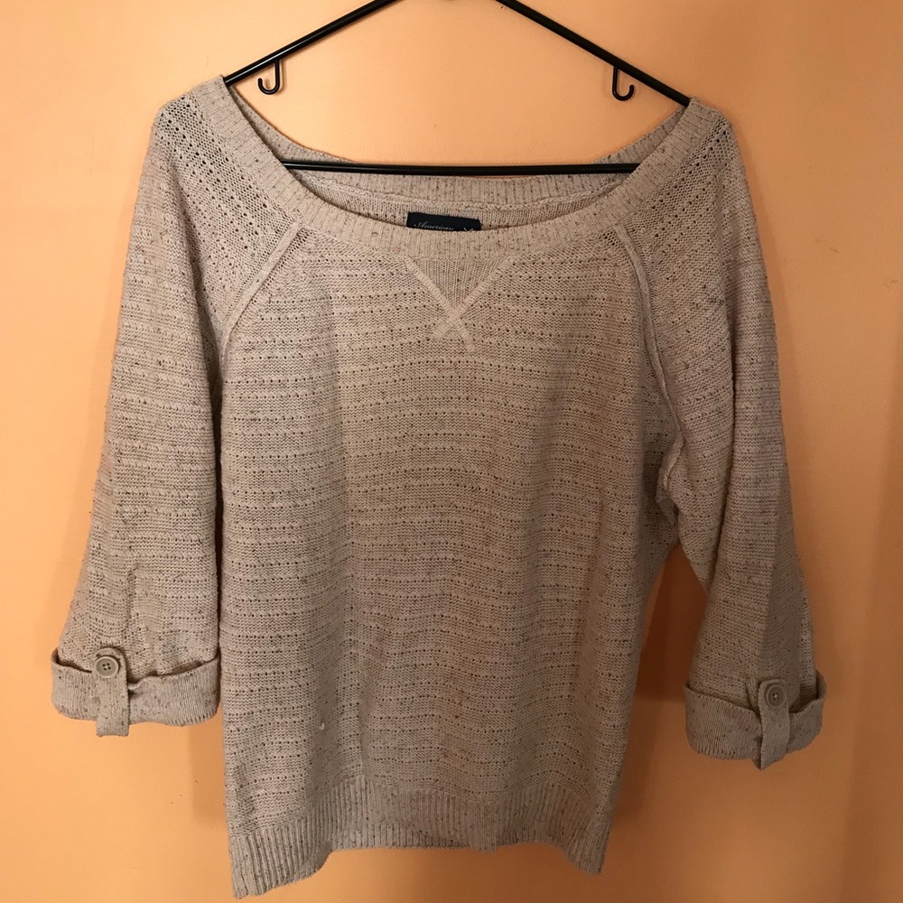 American Eagle 3/4 sleeve sweater