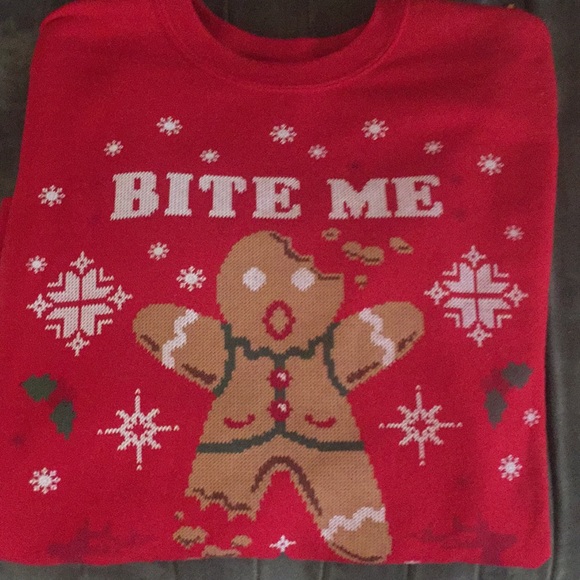 Gingerbread Christmas Sweatshirt - Picture 2 of 2