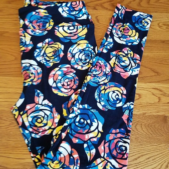 LULAROE  stain glass Leggings  Unicorn - Picture 1 of 1