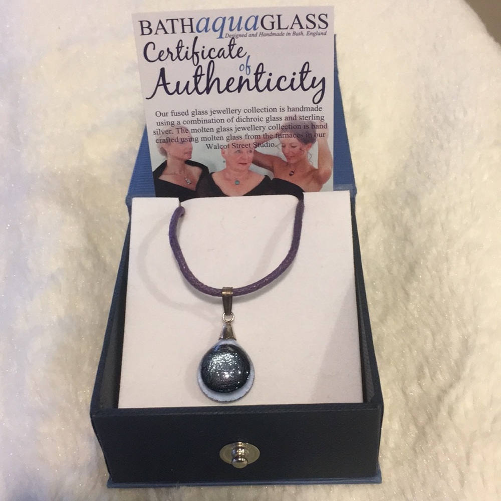 Glass Pendant Necklace