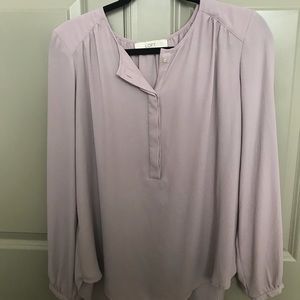 Long sleeve lilac blouse size M