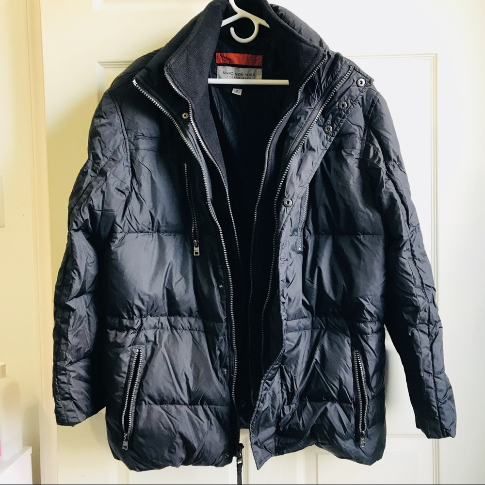 Men’s Marc New York Black Coat