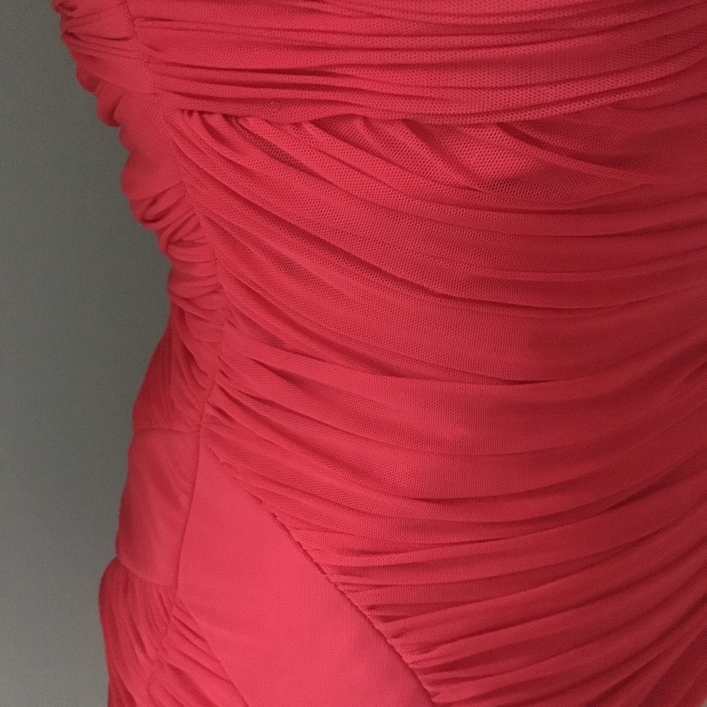 Red Roused Cocktail Dress - Picture 3 of 4